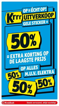 Gele sticker aanbieding bij Kruidvat – geldig van 13.01.2026 t/m 25.01.2026