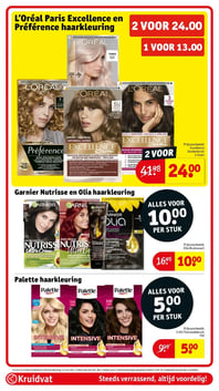 L'Oréal Paris Excellence en Préférence haarkleuring aanbieding bij Kruidvat – geldig van 14.04.2026 t/m 19.04.2026