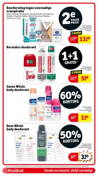 Borotalco deodorant aanbieding bij Kruidvat – geldig van 14.04.2026 t/m 19.04.2026