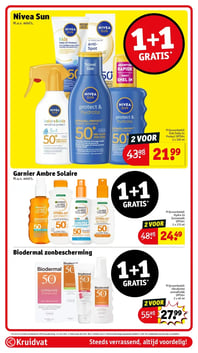 Biodermal zonbescherming aanbieding bij Kruidvat – geldig van 14.04.2026 t/m 19.04.2026