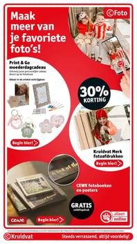Kruidvat Merk fotoafdrukken aanbieding bij Kruidvat – geldig van 14.04.2026 t/m 19.04.2026