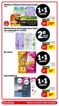 Gillette en Gillette Venus scheermesjes aanbieding bij Kruidvat – geldig van 14.04.2026 t/m 19.04.2026