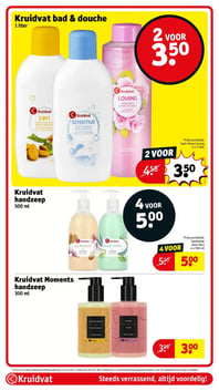 Kruidvat bad & douche 1 liter aanbieding bij Kruidvat – geldig van 14.04.2026 t/m 19.04.2026