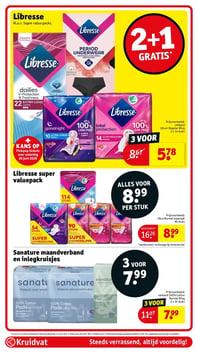 Libresse super valuepack aanbieding bij Kruidvat – geldig van 14.04.2026 t/m 19.04.2026