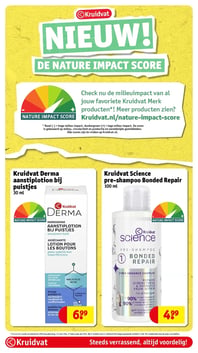 Kruidvat Science pre-shampoo Bonded Repair aanbieding bij Kruidvat – geldig van 14.04.2026 t/m 19.04.2026
