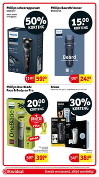 Philips scheerapparaat S5467/17 aanbieding bij Kruidvat – geldig van 14.04.2026 t/m 19.04.2026