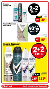 Odorex deodorant aanbieding bij Kruidvat – geldig van 14.04.2026 t/m 19.04.2026