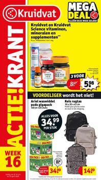 Ariel wasmiddel pods gigapack aanbieding bij Kruidvat – geldig van 14.04.2026 t/m 19.04.2026