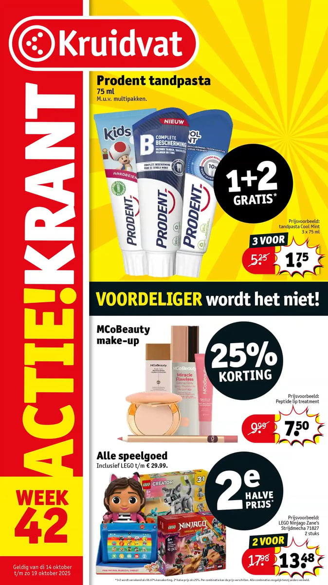 Kruidvat folder – pagina 1