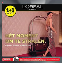 Keuze uit het hele assortiment L'Oréal Paris aanbieding bij Kruidvat – geldig van 16.12.2025 t/m 28.12.2025