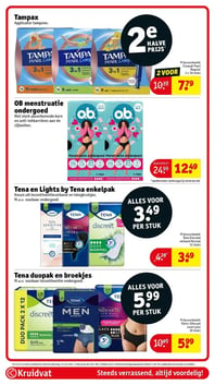 OB menstruatie ondergoed aanbieding bij Kruidvat – geldig van 17.02.2026 t/m 22.02.2026