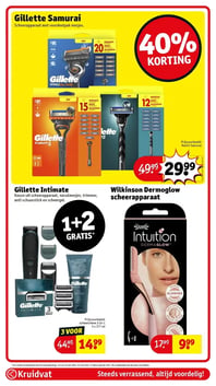 Gillette Samurai aanbieding bij Kruidvat – geldig van 17.02.2026 t/m 22.02.2026