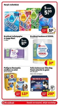 Pedigree Dentastix medium en mini aanbieding bij Kruidvat – geldig van 17.02.2026 t/m 22.02.2026
