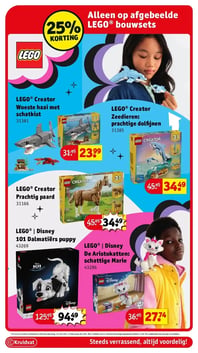LEGO® Creator Prachtig paard aanbieding bij Kruidvat – geldig van 17.02.2026 t/m 22.02.2026