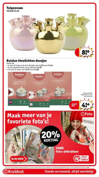 Tulpenvaas Circa Ø 15 cm aanbieding bij Kruidvat – geldig van 17.02.2026 t/m 22.02.2026