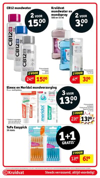 CB12 mondwater aanbieding bij Kruidvat – geldig van 17.03.2026 t/m 22.03.2026