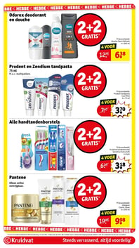 Prodent en Zendium tandpasta aanbieding bij Kruidvat – geldig van 17.03.2026 t/m 22.03.2026