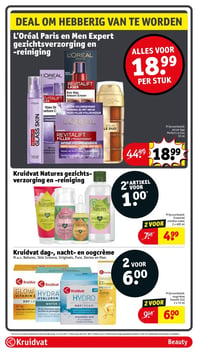 L'Oréal Paris en Men Expert gezichtsverzorging en -reiniging aanbieding bij Kruidvat – geldig van 17.03.2026 t/m 22.03.2026