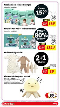 Kinder nachtlamp met muziek aanbieding bij Kruidvat – geldig van 17.03.2026 t/m 22.03.2026