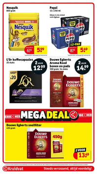 Douwe Egberts snelfilter aanbieding bij Kruidvat – geldig van 17.03.2026 t/m 22.03.2026