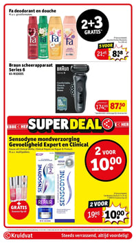 Sensodyne mondverzorging Gevoeligheid Expert en Clinical aanbieding bij Kruidvat – geldig van 17.03.2026 t/m 22.03.2026
