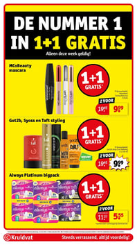 Always Platinum bigpack aanbieding bij Kruidvat – geldig van 17.03.2026 t/m 22.03.2026