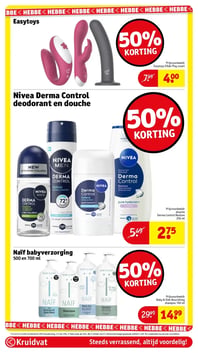 Nivea Derma Control deodorant en douche aanbieding bij Kruidvat – geldig van 17.03.2026 t/m 22.03.2026