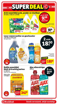 Robijn wasmiddel Klein & Krachtig jaarbox aanbieding bij Kruidvat – geldig van 17.03.2026 t/m 22.03.2026