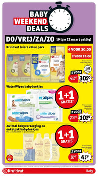Kruidvat luiers value pack aanbieding bij Kruidvat – geldig van 17.03.2026 t/m 22.03.2026