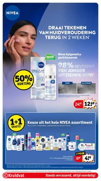 3-in-1 reinigingsdoekjes Droge huid 2 x 25 stuks aanbieding bij Kruidvat – geldig van 17.03.2026 t/m 22.03.2026