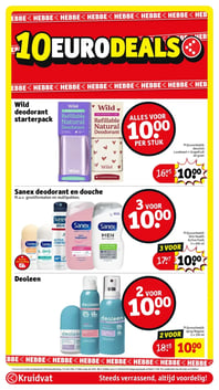 Sanex deodorant en douche aanbieding bij Kruidvat – geldig van 17.03.2026 t/m 22.03.2026