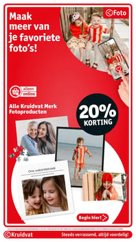 Alle Kruidvat Merk Fotoproducten aanbieding bij Kruidvat – geldig van 17.03.2026 t/m 22.03.2026