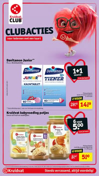 Kruidvat babyvoeding potjes aanbieding bij Kruidvat – geldig van 17.03.2026 t/m 22.03.2026
