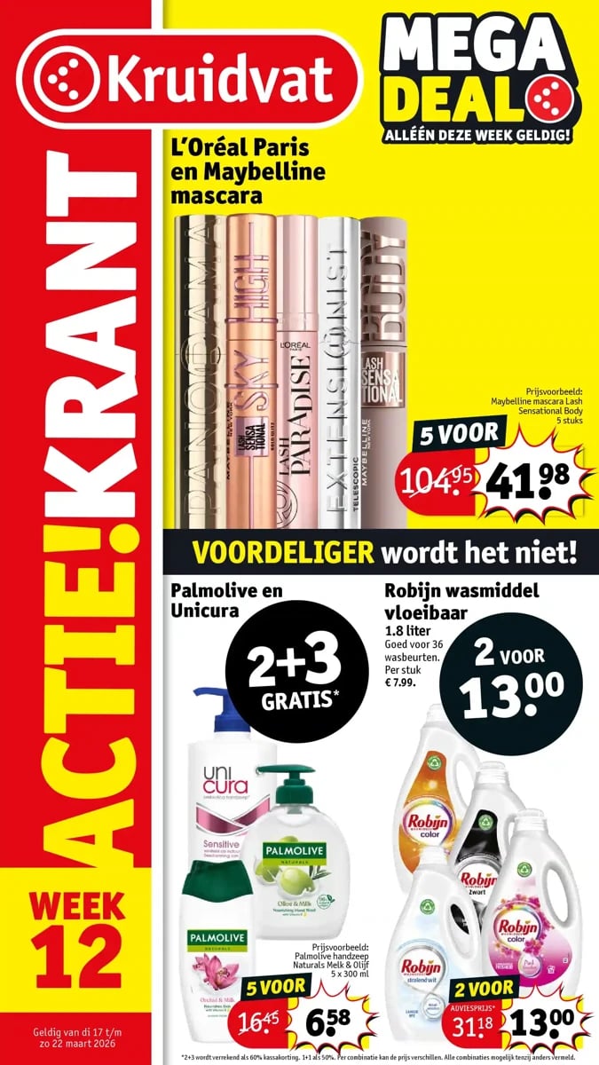 Kruidvat folder – pagina 1