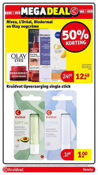 Kruidvat lipverzorging single stick aanbieding bij Kruidvat – geldig van 17.03.2026 t/m 22.03.2026