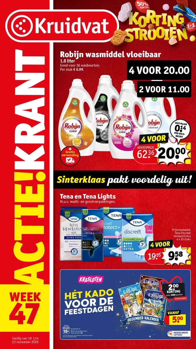 Kruidvat folder – pagina 1