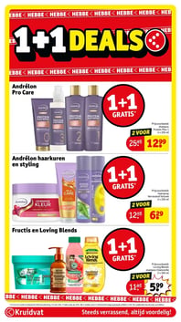 Andrélon haarkuren en styling aanbieding bij Kruidvat – geldig van 20.01.2026 t/m 25.01.2026