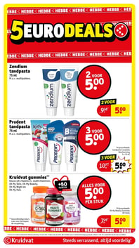 Zendium tandpasta aanbieding bij Kruidvat – geldig van 20.01.2026 t/m 25.01.2026