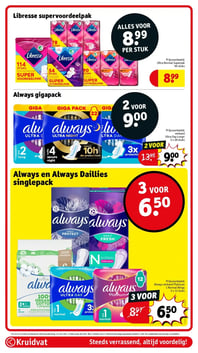 Always gigapack aanbieding bij Kruidvat – geldig van 20.01.2026 t/m 25.01.2026