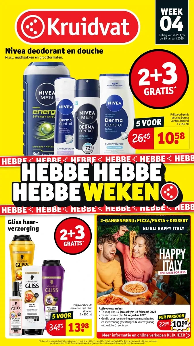 Kruidvat folder – pagina 1
