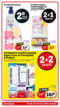 Parodontax mondverzorging Expert Care en Strengthen & Protect aanbieding bij Kruidvat – geldig van 20.01.2026 t/m 25.01.2026