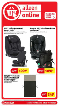 Deryan voetenzak voor autostoel of kinderwagen** aanbieding bij Kruidvat – geldig van 20.01.2026 t/m 25.01.2026
