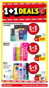 John Frieda haarverzorging en styling aanbieding bij Kruidvat – geldig van 20.01.2026 t/m 25.01.2026