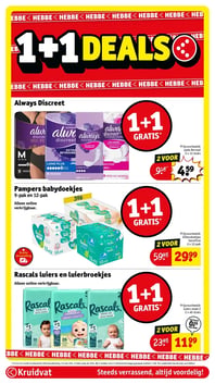 Rascals luiers en luierbroekjes aanbieding bij Kruidvat – geldig van 20.01.2026 t/m 25.01.2026