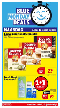 Douwe Egberts koffiecapsules aanbieding bij Kruidvat – geldig van 19.01.2026 t/m 19.01.2026