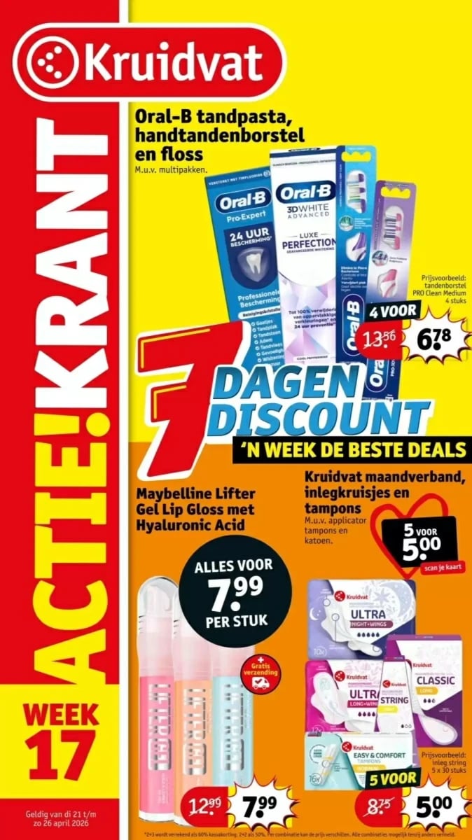 Kruidvat folder – pagina 1