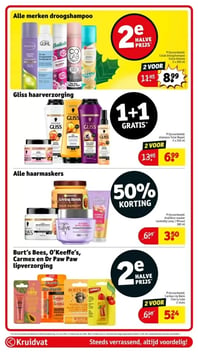 Alle merken droogshampoo aanbieding bij Kruidvat – geldig van 23.12.2025 t/m 28.12.2025