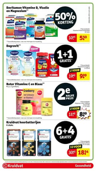 Davitamon Compleet Zwanger Omega-3 visolie*** 60 stuks aanbieding bij Kruidvat – geldig van 23.12.2025 t/m 28.12.2025