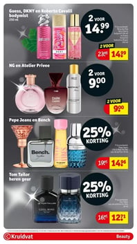 Pepe Jeans en Bench aanbieding bij Kruidvat – geldig van 23.12.2025 t/m 28.12.2025