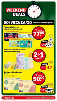 Pampers luiers en luierbroekjes aanbieding bij Kruidvat – geldig van 23.12.2025 t/m 28.12.2025